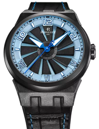 Perrelet Turbine Carbon Ice Blue Watch