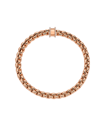 Fope 18ct Rose Gold 0.17ct Diamond Pavé Flex'it Bracelet