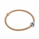 Fope Eka 18ct Rose Gold 0.15ct Diamond Bracelet, 754B/BBR.