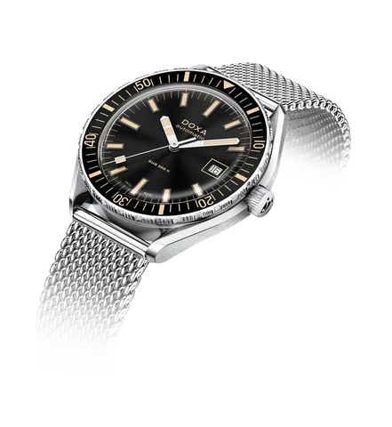 Doxa Sub 200 II Sharkhunter Black Bezel Bracelet Watch