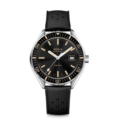 Doxa Sub 200 II Sharkhunter Black Rubber Strap  Watch