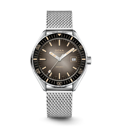 Doxa Sub 200 II Sharkhunter Vintage Black Bezel Bracelet Watch