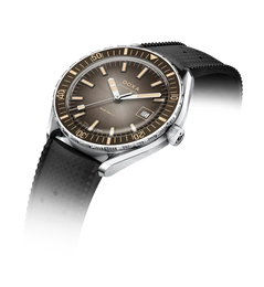Doxa Sub 200 II Sharkhunter Vintage Grey Bezel Rubber Strap  Watch