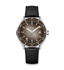 Doxa Sub 200 II Sharkhunter Vintage Grey Bezel Rubber Strap  Watch