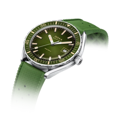 Doxa Sub 200 II Sea Emerald Rubber Strap  Watch