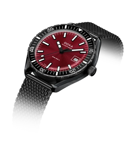 Doxa Sub 200 II Redcoral DLC-Coated Stainless Steel Watch