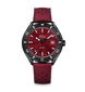 Doxa Sub 200 II Redcoral Rubber Strap Red Watch