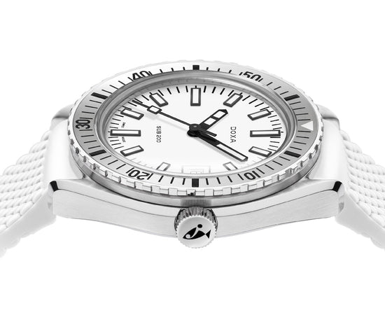 Doxa Sub 200 Whitepearl White Rubber Watch product image