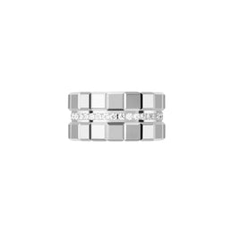 Chopard Ice Cube 18ct White Gold Diamond Double Wide Ring 827004-1037