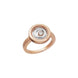 Chopard Happy Spirit 18ct Rose Gold 0.09ct Diamond Ring