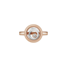 Chopard Happy Spirit 18ct Rose Gold 0.09ct Diamond Ring