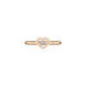 Chopard My Happy Hearts 18ct Rose Gold 0.05ct Diamond Ring