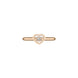 Chopard My Happy Hearts 18ct Rose Gold 0.05ct Diamond Ring