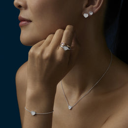 Chopard My Happy Hearts 18ct Rose Gold 0.05ct Diamond Ring