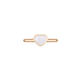 Chopard My Happy Hearts 18ct Rose Gold Mother of Pearl Ring