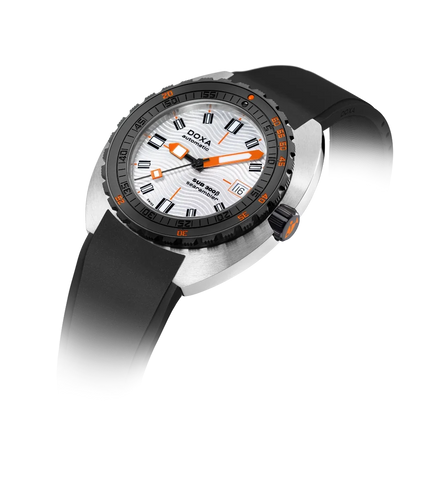 Doxa SUB 300 Beta Ceramic Steel Searambler Rubber Black Watch product image