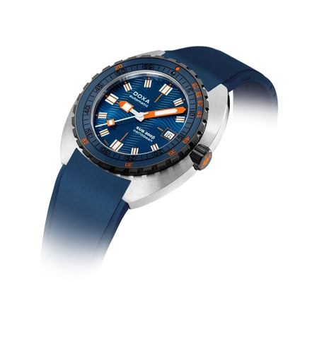 Doxa SUB 300 Beta Ceramic Steel Caribbean Rubber Blue Watch product image