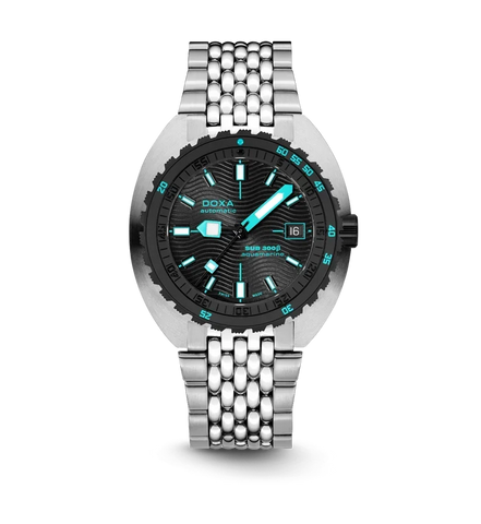 Doxa SUB 300 Beta Ceramic Steel Aquamarine Bracelet Watch product image