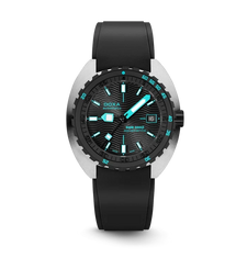 Doxa SUB 300 Beta Ceramic Steel Aquamarine Rubber Black Watch