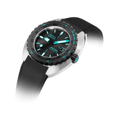 Doxa SUB 300 Beta Ceramic Steel Aquamarine Rubber Black Watch product image