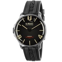 U-Boat Darkmoon Black SS Watch