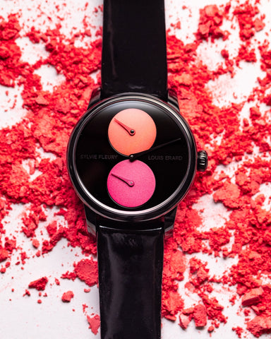 Louis Erard Le Regulateur x Sylvie Fleury Palette of Shadows Limited Edition Watch