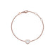 Chopard My Happy Hearts 18ct Rose Gold Mother of Pearl Bracelet