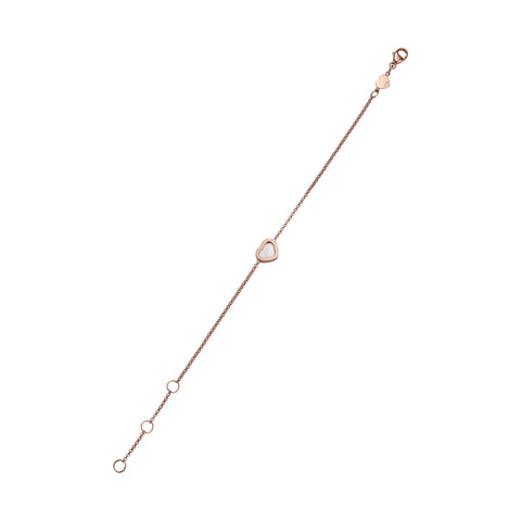 Chopard My Happy Hearts 18ct Rose Gold Mother of Pearl Bracelet