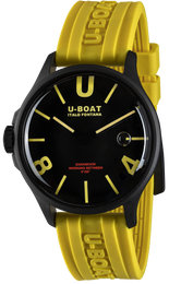 U-Boat Watch Darkmoon 44 Black Yellow Curve PVD 9522/A
