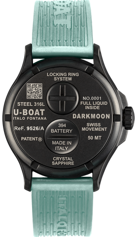 U-Boat Watch Darkmoon 44 Black Aquamarine Curve PVD