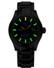 Ball Watch Company Engineer III Marvelight Chronometer Day Date Watch with blue dial, steel bracelet, steel case