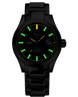 Ball Watch Company Engineer III Marvelight Chronometer Day Date Watch with black dial, steel bracelet, steel case