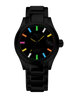 Ball Watch Company Engineer III Marvelight Chronometer 36 Watch with black dial, steel bracelet, steel case