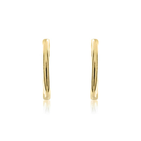 9ct Yellow Gold Small Sleeper Hoop Earrings. 10-05-340.