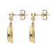 9ct Yellow Gold Opal Pear Shaped Drop Earrings E031