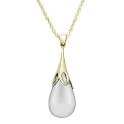 9ct Yellow Gold Small Tulip Necklace P1898