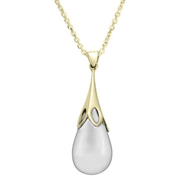 9ct Yellow Gold Small Tulip Necklace P1898