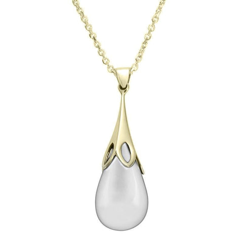 9ct Yellow Gold Small Tulip Necklace P1898