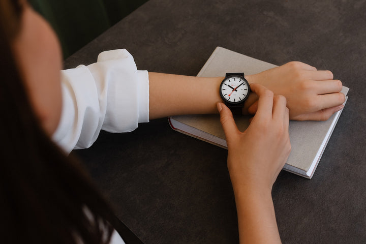 Mondaine Essence 41mm Black Watch