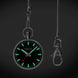 Mondaine Black Dial Pocket Watch