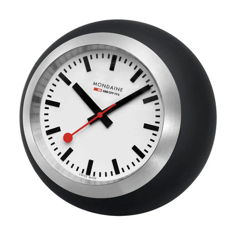 Mondaine Black Ball Table Clock