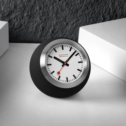 Mondaine Black Ball Table Clock