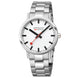 Mondaine Classic Silver Stainless Steel Watch