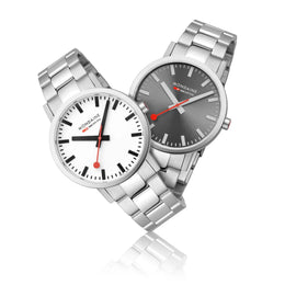 Mondaine Classic Silver Stainless Steel Watch