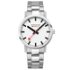 Mondaine Classic Silver Stainless Steel Watch