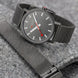Mondaine Classic Grey Stainless Steel Watch