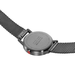 Mondaine Classic Grey Stainless Steel Watch