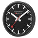 Mondaine Clock Wall Black Frame 25cm Watch