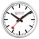 Mondaine Silver Wall Clock