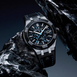 Maurice Lacroix Aikon-Ic Frozen Carbon Sky Blue Watch